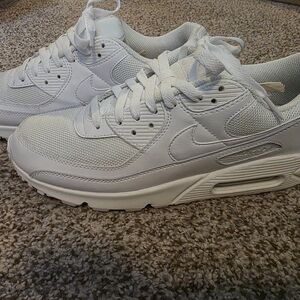 Nike White Sneaker Interior Tag Detail